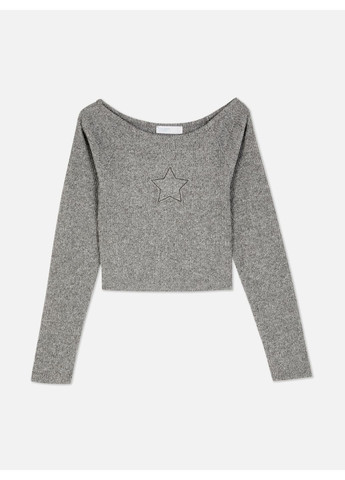 Топ демисезон,светло-серый с принтом, Primark (368151369)