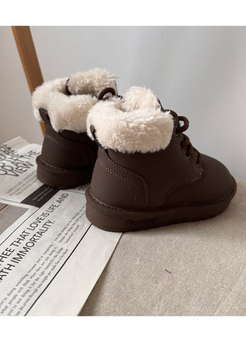 Черевики зимові дитячі колір коричневий 10987 No Brand (370499858)