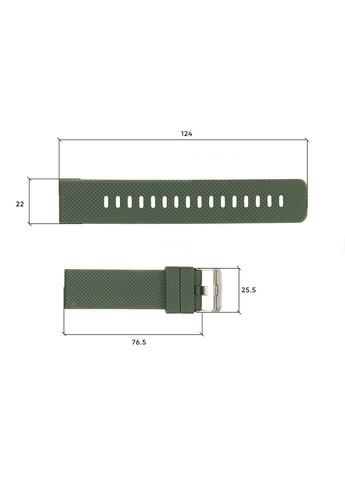 Ремінець для годинника Skmei 1416/1418/1267/1285/1293/1426/1866/1894AG Army Green Modfit (341821730)
