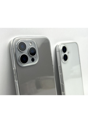 Чохол на 16 PRO тонкий силіконовий Ultra thin Clear case на для айфон 16 про No Brand (369137138)