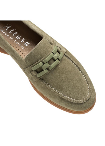 ALTURA Туфлі (966ТZ) зелений з натуральна замша, китай — (328914216)