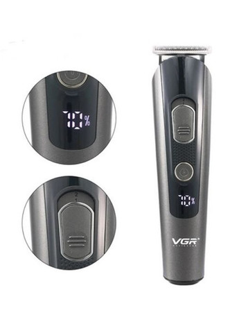 Машинка для стрижки волосся V-175 триммер акумуляторний 5 насадок 10 Вт (2390000028) VGR (342067472)