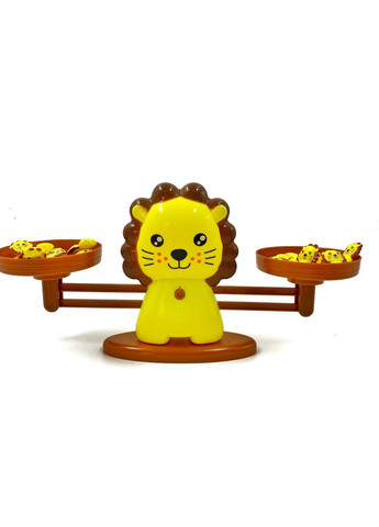 Настольная игра балансир Лев 27 см 3 уровня игры с карточками Разноцветный Fun Game (316319062)