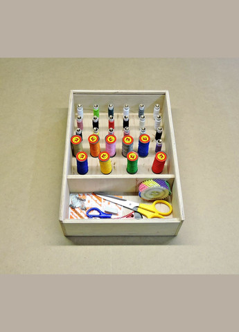 Органайзер для ниток из дерева Рилон (НТК-000300) No Brand (328910075)