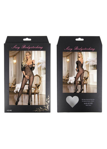 Комбінезон у вертикальну смужку з відкритим доступом, чорний Star Night (361670725)