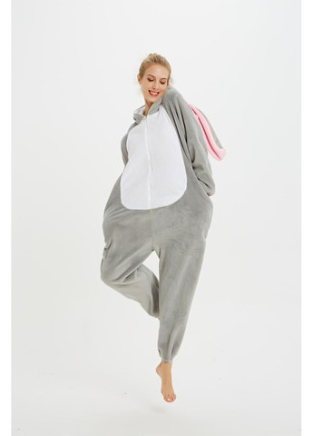 Пижама кигуруми Серый кролик XL (175-185 см) Jamboo (369669277)