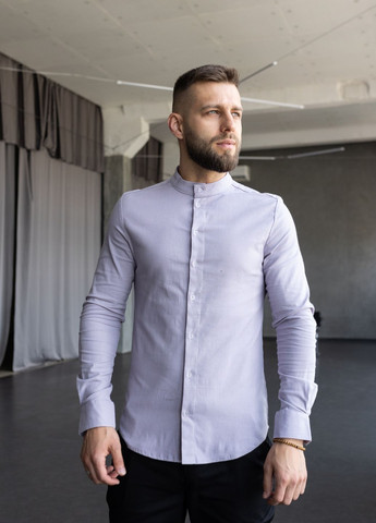 Сорочка з льону з довгим рукавом на ґудзику MonsterBrand (346049094)