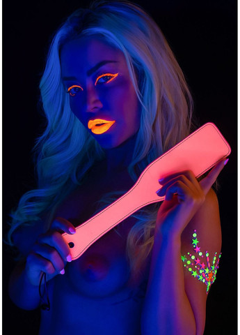 Паддл Glow In the Dark, світиться в темряві, рожевий, 32 см Taboom (360797110)