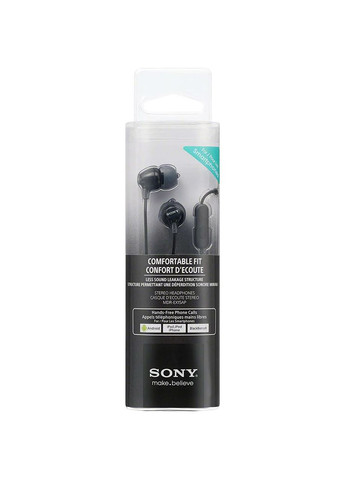Гарнітура MDR-EX15AP black Sony (307175185)