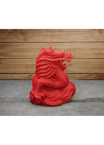 Статуетка дракона з кулею - яйцем. Символ 2024 року. Золотистий, 5 см ЗаСвіт (280940477)