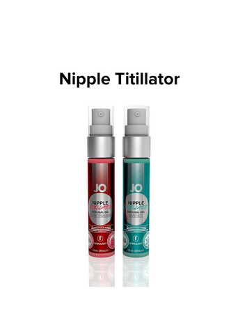 Гель для стимуляции сосков JO Nipple Titillator Strawberry 30 мл ментол и перечная мята для усиления ощущений System JO (298748418)
