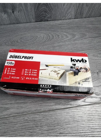 Шаблон KWB Dubelprofi, 158 эл., Ø6–10 мм, для сверления No Brand (388222767)
