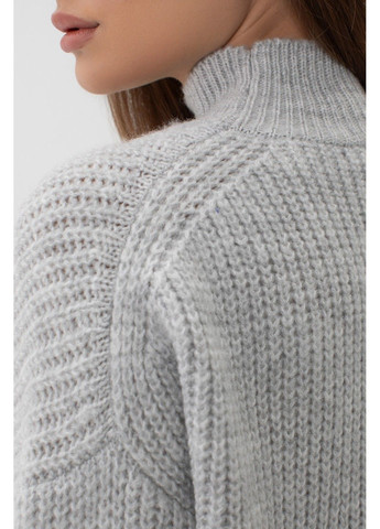 Светло-серый демисезонный свитер s1027 Sewel