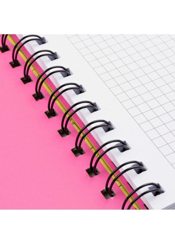 Блокнот на спіралі із гумкою А5 Hey Helly 151837 80 листів Yes (328391529)