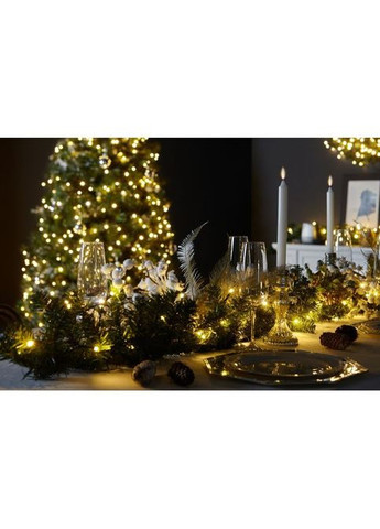 Гирлянда Smart LED Strings AWW 400, BT+WiFi, Gen II, IP44, кабель ч (TWS400GOP-BEU) Twinkly Smart LED Strings AWW 400, BT + WiFi, Gen II, IP44 (361109602)