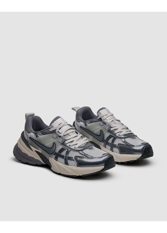 КРОССОВКИ ЖЕНСКИЕ NIKE V2K RUN PURE PLATINUM WOLF GREY НАЙК В2К РАНТЕКК No Brand серые демисезоны (367175577)