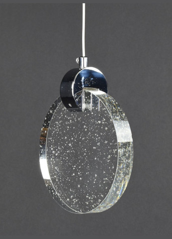 Люстра світлодіодна підвісна LED світильник для квартири на стелю лед 27632 Хром 35-180х10х15 см. Sunnysky (364762180)