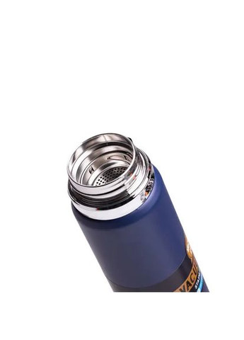 Термос Vacuum Sports 1 л з датчиком температури та ситечком, темно-синій Yiwu (358520550)