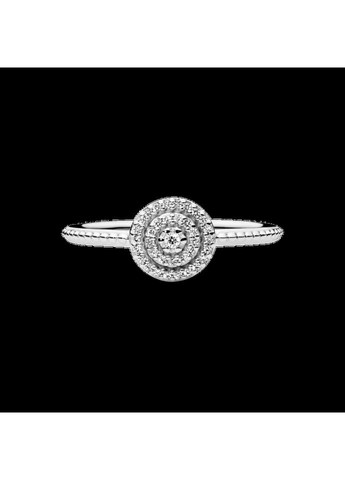 Срібна каблучка Пандора "Елегантне сяйво" 190986CZ Kabluchka (355346508)