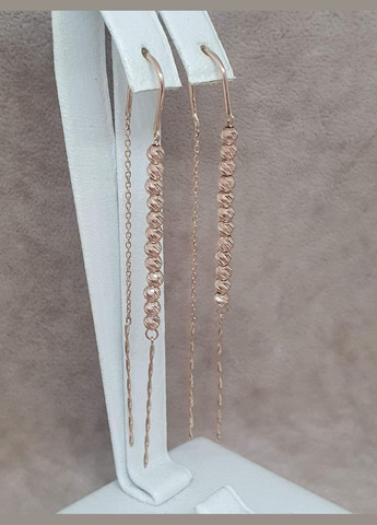 Золотые серьги-протяжки. 580130 Tango (313866462)