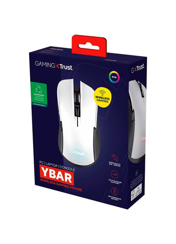 Мишка GXT923 YBAR Wireless White (24889) Trust (280940841)