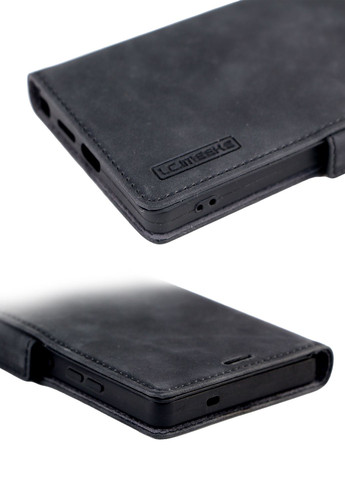 Чехол книга + защитное стекло для S25 Ultra темно-серый LC.Imeeke Aldi (346496682)