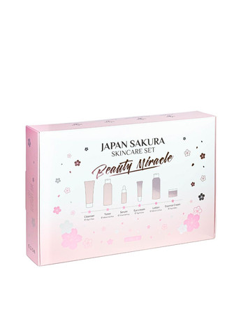 Подарунковий набір косметики по догляду за обличчям Japan Sakura Skincare Set Laikou (300676911)
