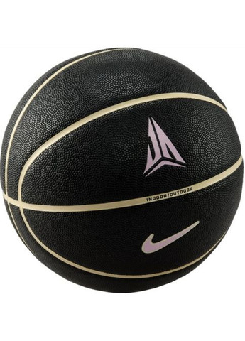 Баскетбольний м'яч All Court 8P J Morant Deflated Black/Coconut Milk/Pink Foam (розмір 7) N.101.1051.011.07 Nike (369364567)