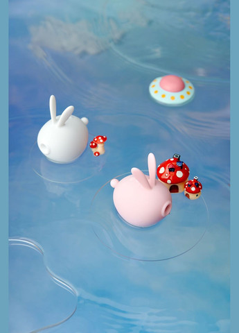 Вакуумний кліторальний стимулятор з вібрацією Too Simple White - CherryLove KisToy (332209478)