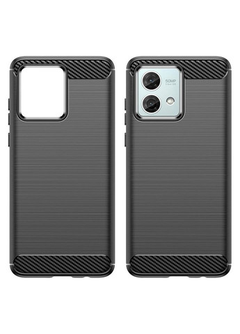 Чохол Carbon Fiber для Motorola Moto G84 Black Lenuo (366017482)