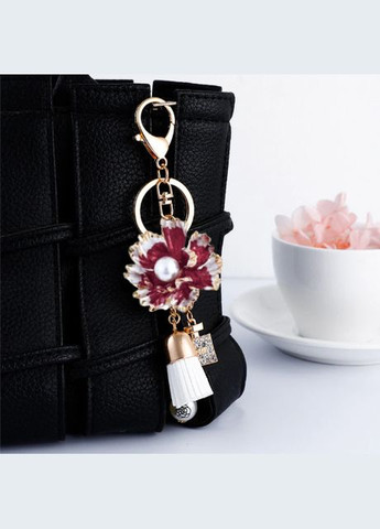 Модный брелок с кристаллами в виде цветка с кисточкой No Brand (342323541)