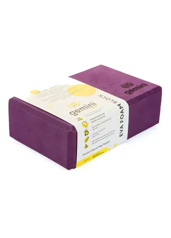 Блок для йоги EVA Pro 180г 23х15х7,5см Italian GBK-1015 Gemini (408692803)