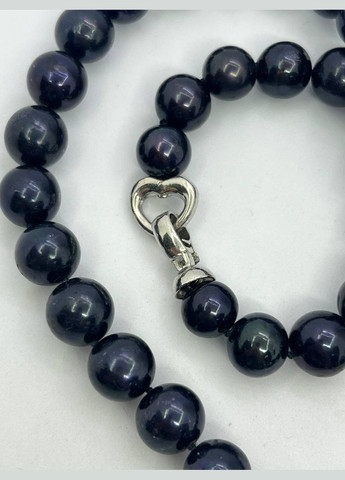 Намиста перли 42 см Чорний 11705 No Brand (311686509)