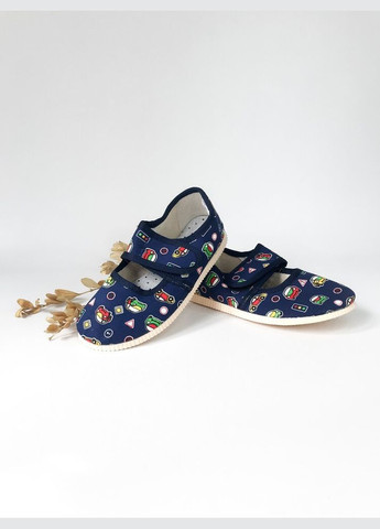 Текстильні тапочки 25.5 р 16 см синій артикул П43 Берегиня (294755522)