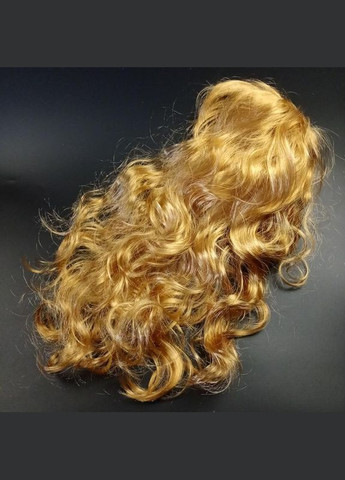 Маскарадна перука пшеничного золотистого кольору з хвилястим волоссям + подарунок No Brand (342384784)