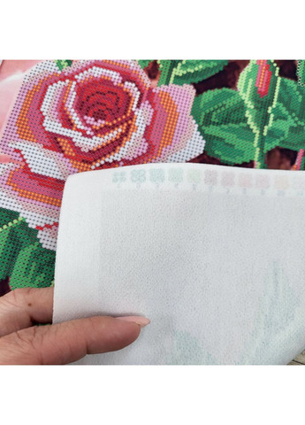 НАБОР ARHIBIS СК-005 Розовый сад, набор для вышивки бисером модульной картины, триптиха с цветами Tela Artis (369666180)