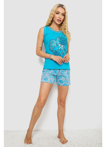 Бірюзова всесезон піжама жіноча Sport Line