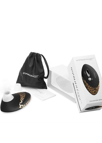 Вакуумний кліторальний стимулятор Pro W-500 з леопардовим принтом Womanizer (303908914)