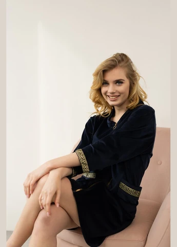Жіночий банний з кишенями (електрик) Bonita (381381183)