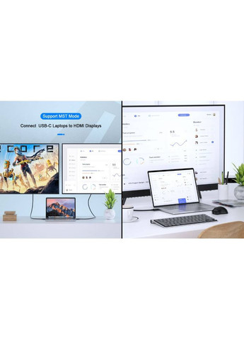 Кабель CHD-180 Type-C - HDMI 4K Black (EL123500044) Real-El (323127667)