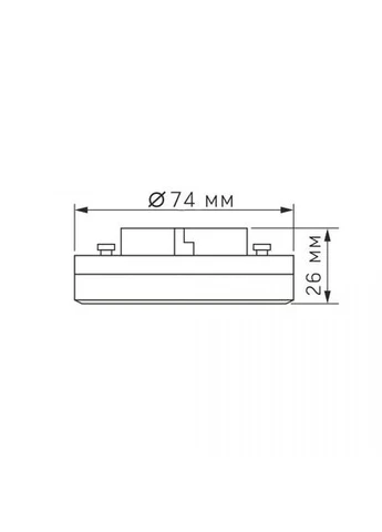 LED лампа GX53 8W 3000K 220V Videx (378293758)