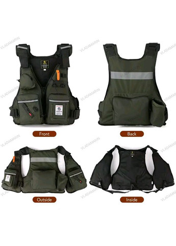 Професійний пятувальний жилет,чоловічий рибацький розвантажувальний жилет JARUSITE Jard (366547248)