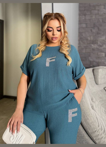 Прогулянковий костюм футболка+ стильні штани Україна (337508596)