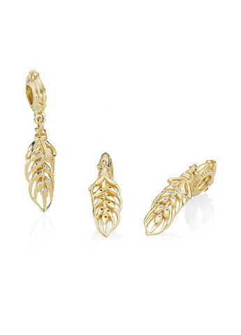 Срібний шарм Пандора "Коштовні колоски" 767586CZ Kabluchka (355344906)