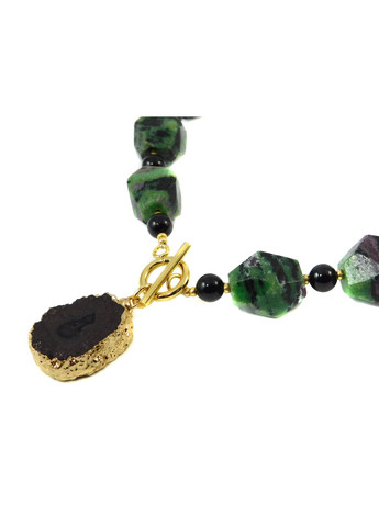 Намисто "Льодова гора" Цоїзит, Турмалін Fursa fashion (322315662)