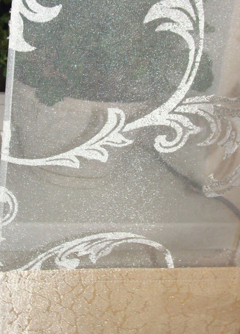 Комплект панельных занавесок Завитки 7шт карниз 200см молочный с бежевым (23_5п) Firanka Venzel (328949035)