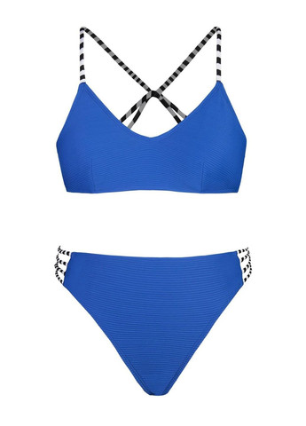 Синій літній купальник CUPSHE