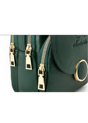 Жіночий міні рюкзак сумка Кенгуру 2 в 1 коричневий міський рюкзачок для жінок екокожаний ProDobro (363135741)