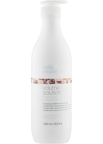 Кондиціонер для додання об'єму Volume Solution Volumizing Conditioner 1000ml (766959-76171) Milk Shake (368659390)