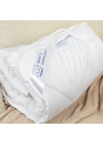 Всесезонное детское одеяло с искусственным пухом 105*140 см гипоаллергенное Белое (12170105140) ТЕП (362537575)